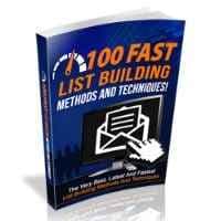 100 técnicas de construção de lista rápida
