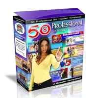 Conjunto de modelos de cabeçalho de 50 Biz Professional 5