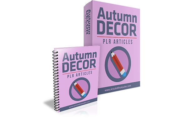 Decoração de outono PLR Artigos