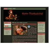 Tema de outono WordPress e Blogger