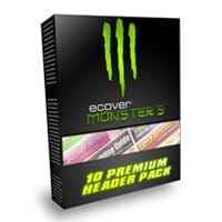 Pacote de Cabeçalhos Premium eCover Monsters 10