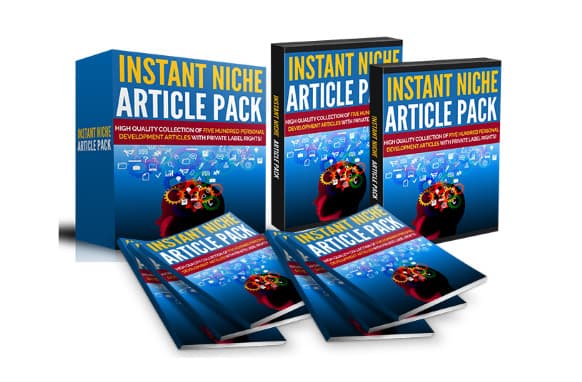 Pacote de Artigos de Nicho Instantâneo 2000+