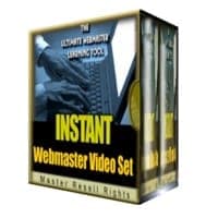 Conjunto de vídeo instantâneo Webmaster