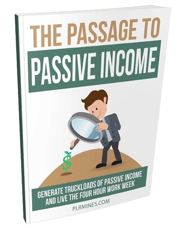 A Passagem para o eBook de Renda Passiva com PLR