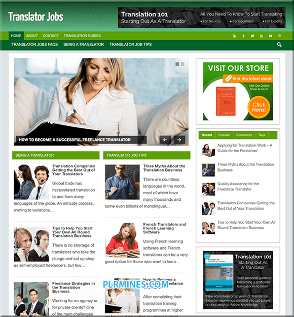 Vagas de Emprego Premade Blog