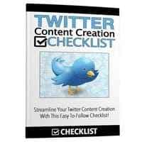 Twitter Content Creation Lista de verificação