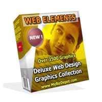 Elementos Web Deluxe Web Design Coleção de Gráficos