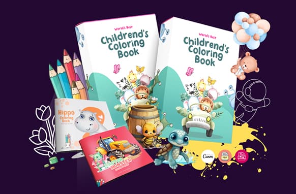 42 Crianças Coloring Pacote Livro