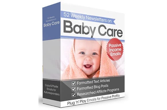 52 Newsletters semanais sobre cuidados com o bebê