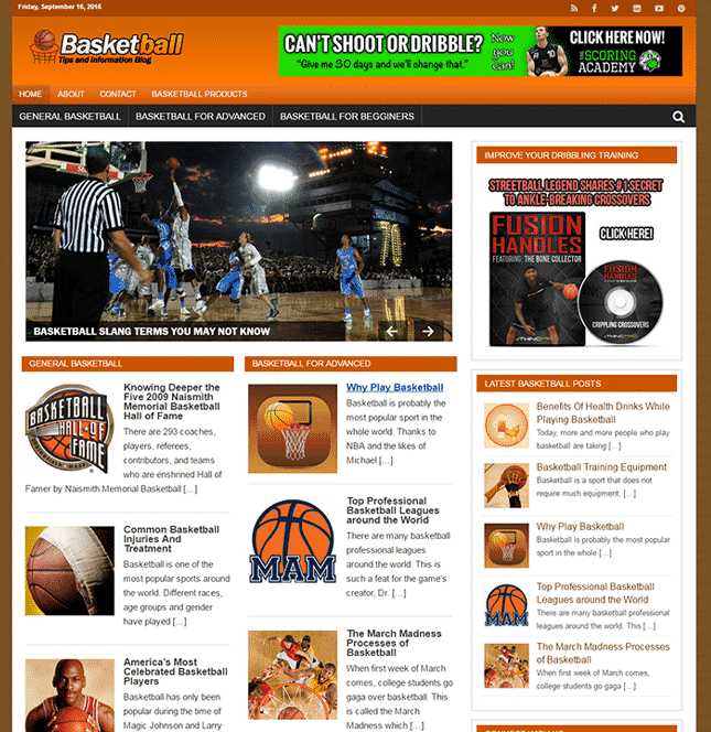 Blog de Dicas de Basquete PLR