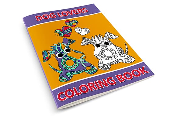 Os amantes do cão Coloring Book
