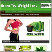 Chá verde PLR Blog