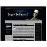 Modelo do site de Halloween 1