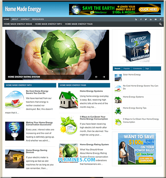 Home Made Energy Affiliada Blog