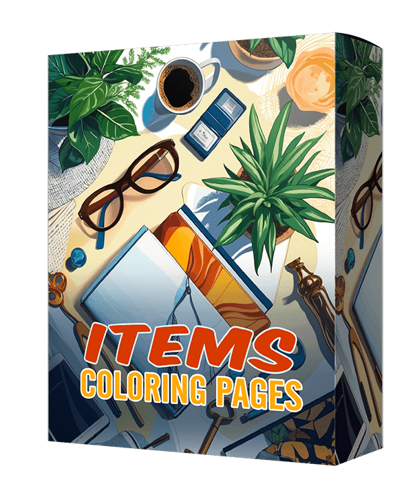 Itens e Elementos Desenhos para colorir para crianças
