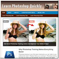 Aprenda Photoshop PLR Site