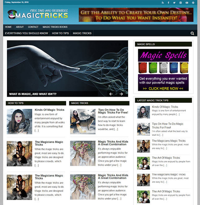 Blog de Truques de Magia PLR