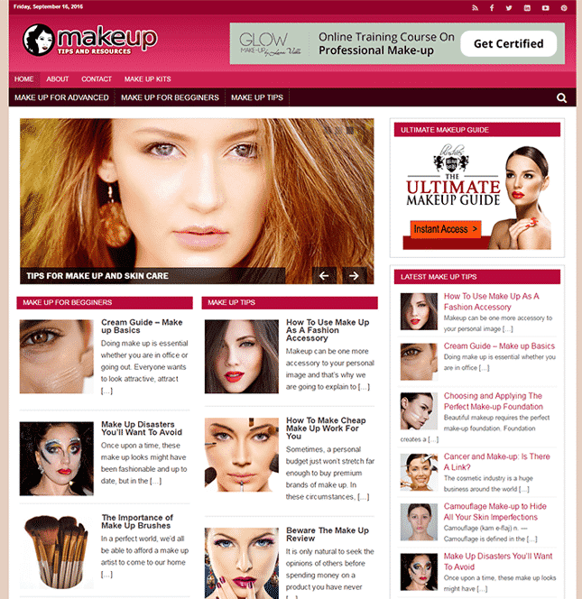 Dicas de Maquiagem PLR Blog