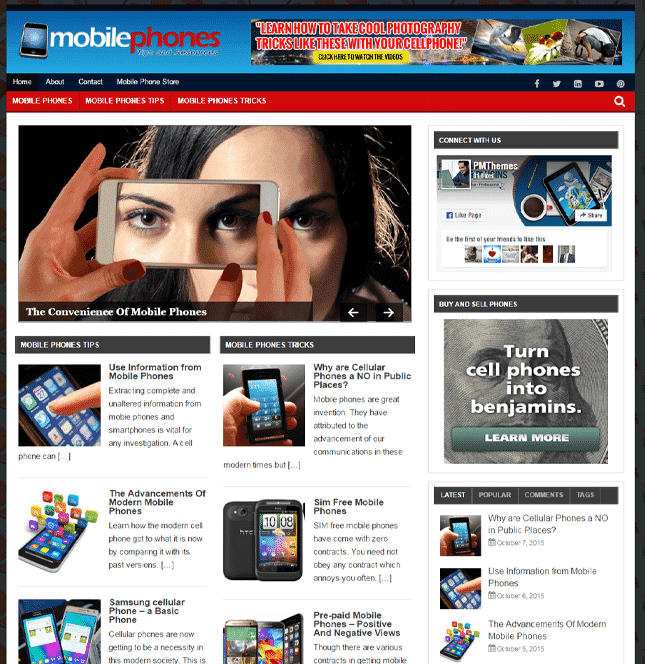 Telemóveis PLR Blog