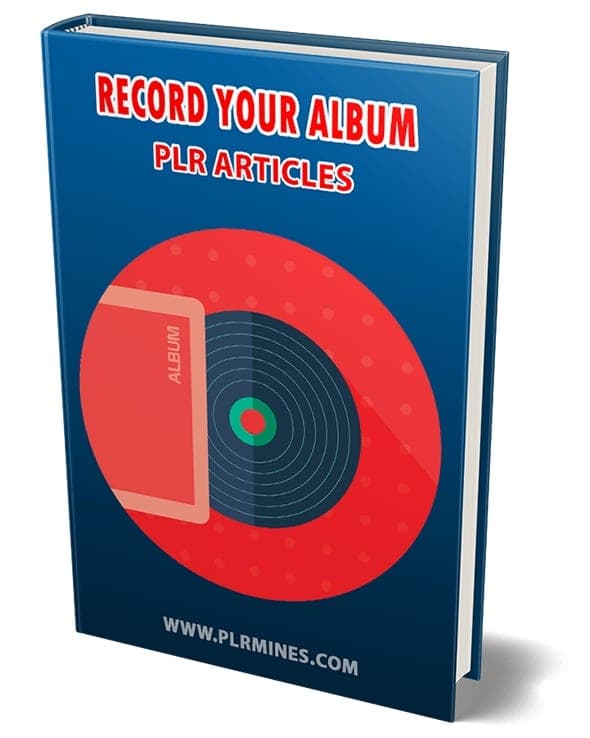 Gravar o seu álbum PLR Artigos