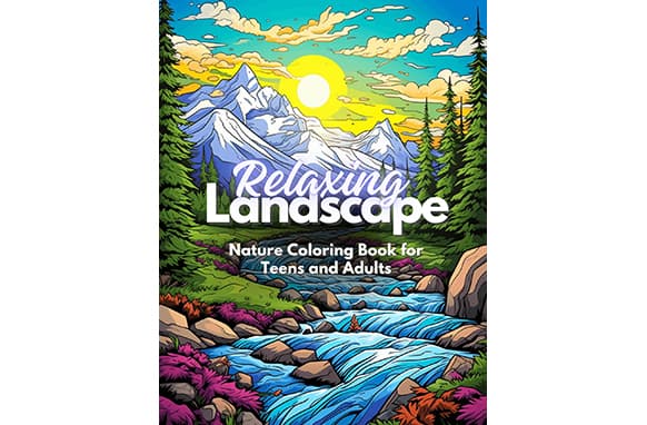 Lanscape relaxante – Nature Coloring Book