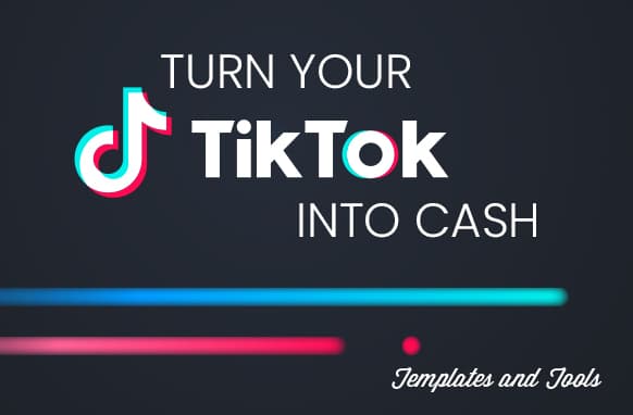 Transforme seu TikTok em modelos e ferramentas de dinheiro