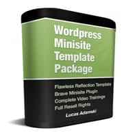 Pacote de Modelos WordPress Minisite