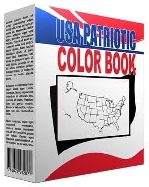 EUA Livro de Cores Patrióticas