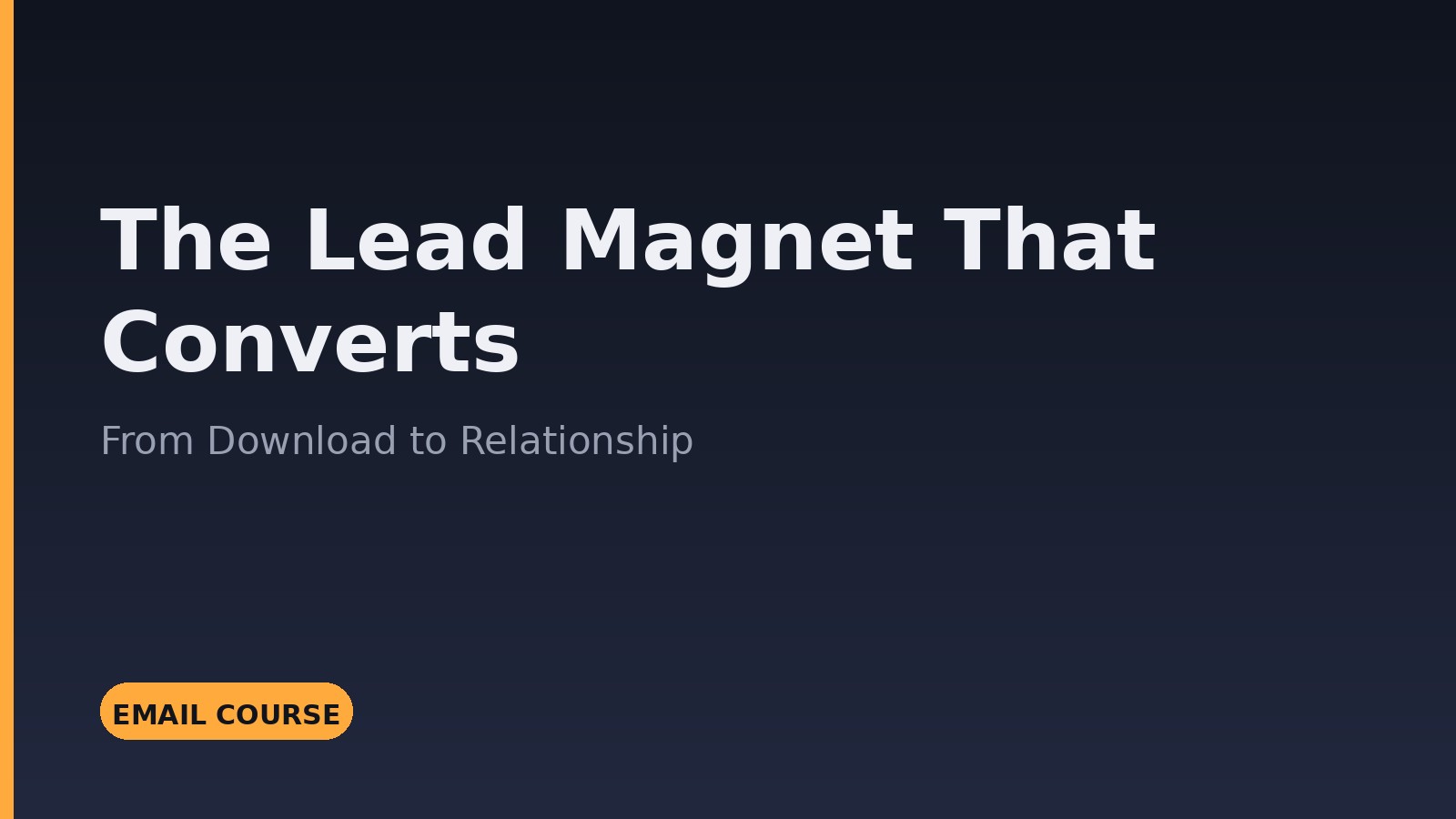 O Lead Magnet que Converte: do Download ao Relacionamento