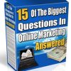 15 Of The Biggest Questions In Online Marketing Answered